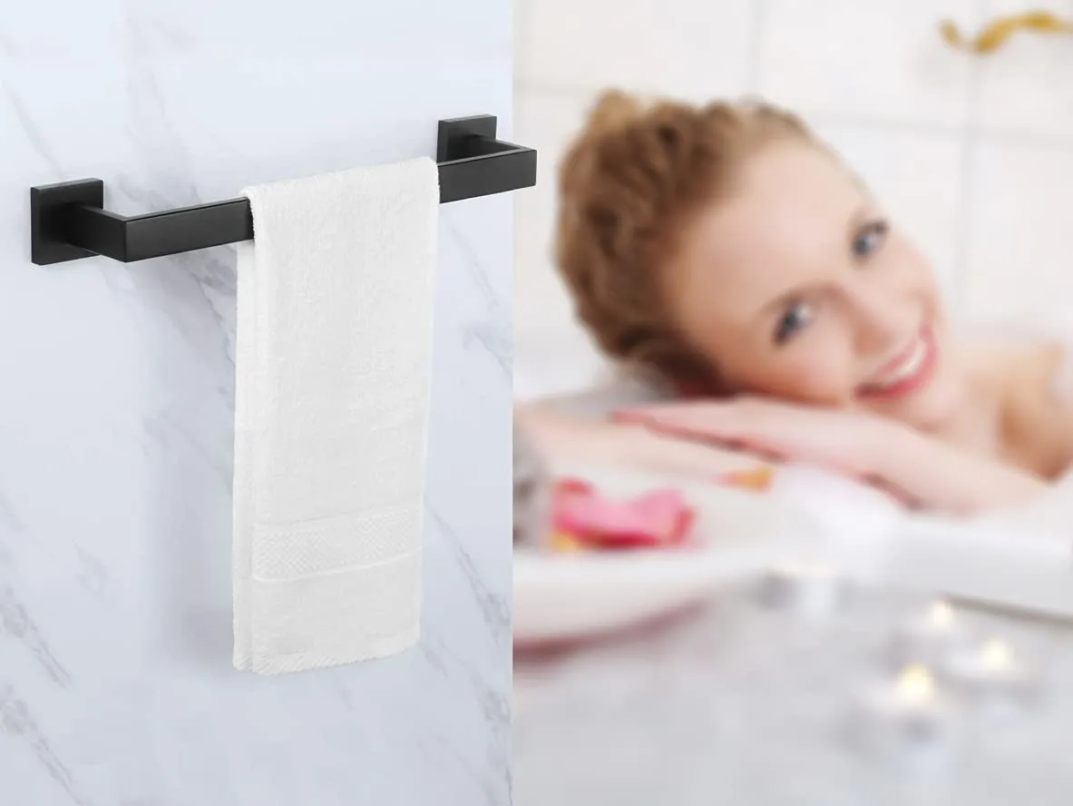 taun towel bar black 2