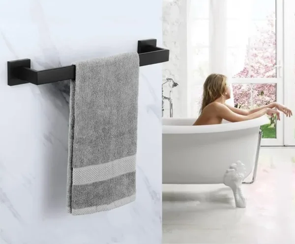 taun towel bar black 3