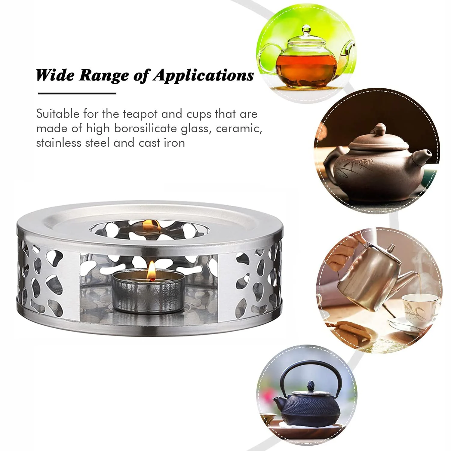 teapot warmer stainless steel 2