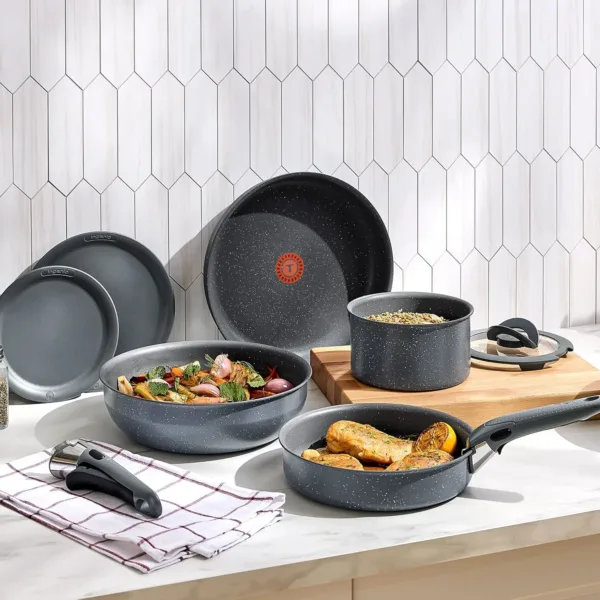 tefal cookware set nonstick 7