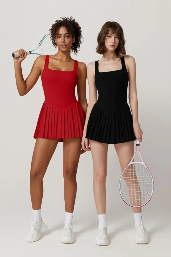 tennis dress square neck 6