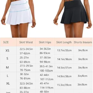 tennis skort pleated 6