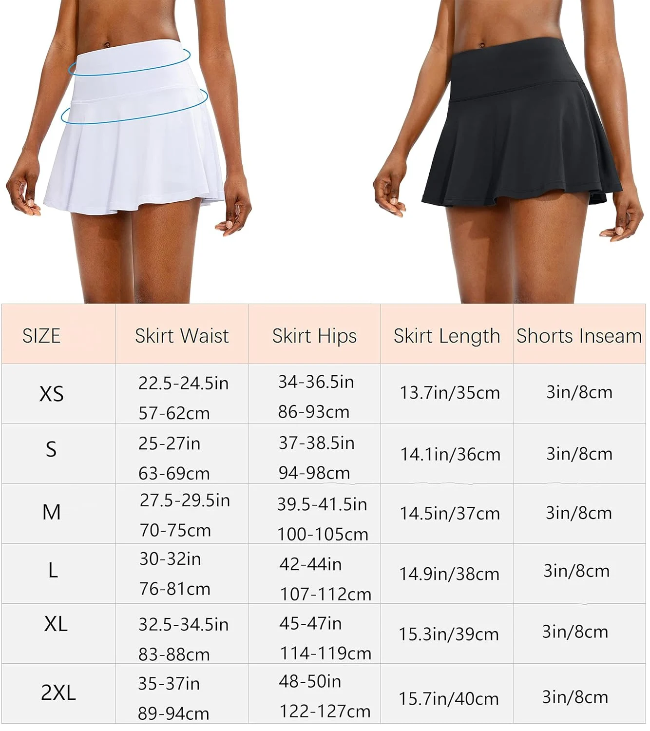 tennis skort pleated 6