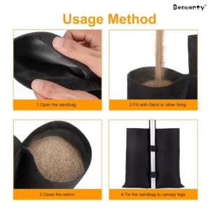 tent weights sand bags 7