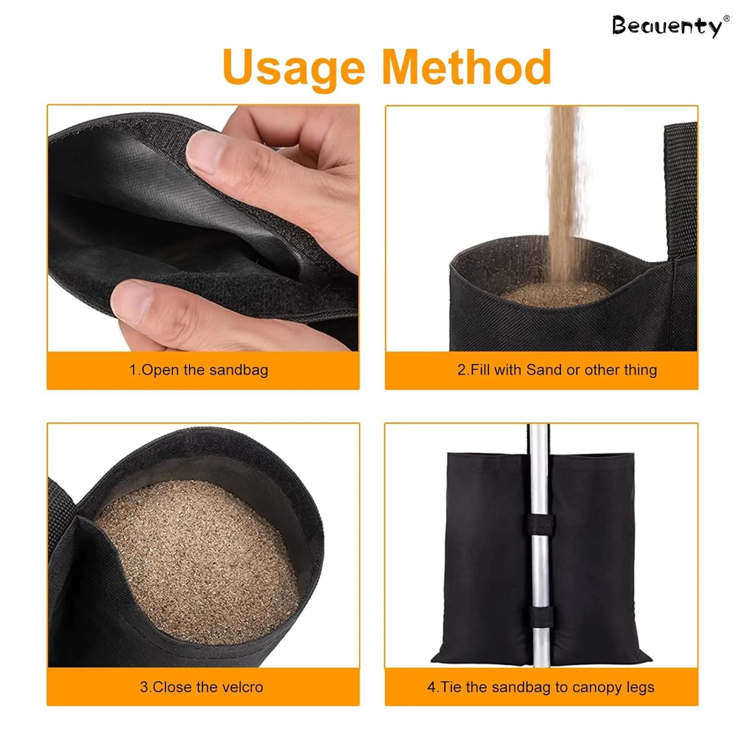 tent weights sand bags 7