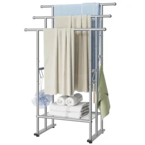 tier towel rack standing 1