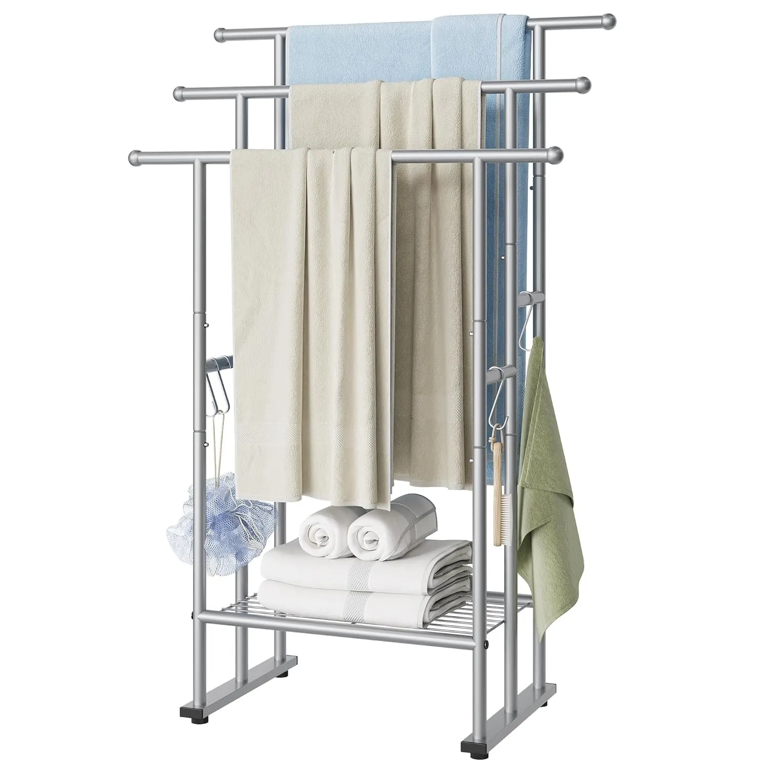 tier towel rack standing 1
