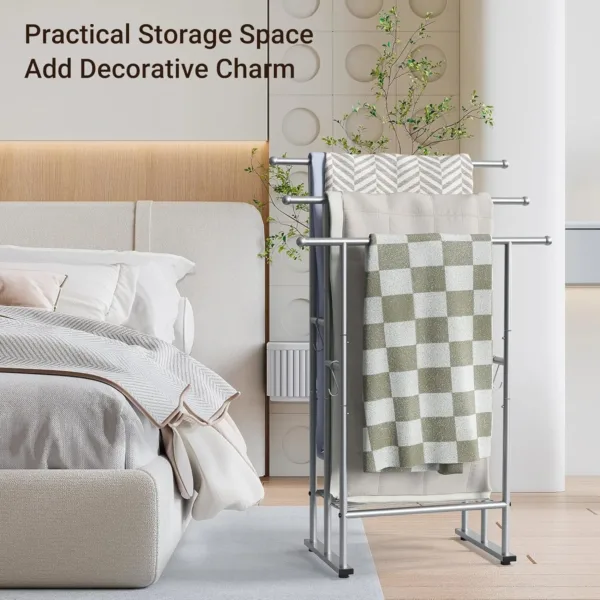tier towel rack standing 7