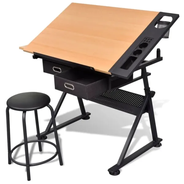 tiltable drawing table 1