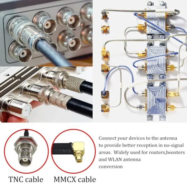 tnc female mmcx cable 5