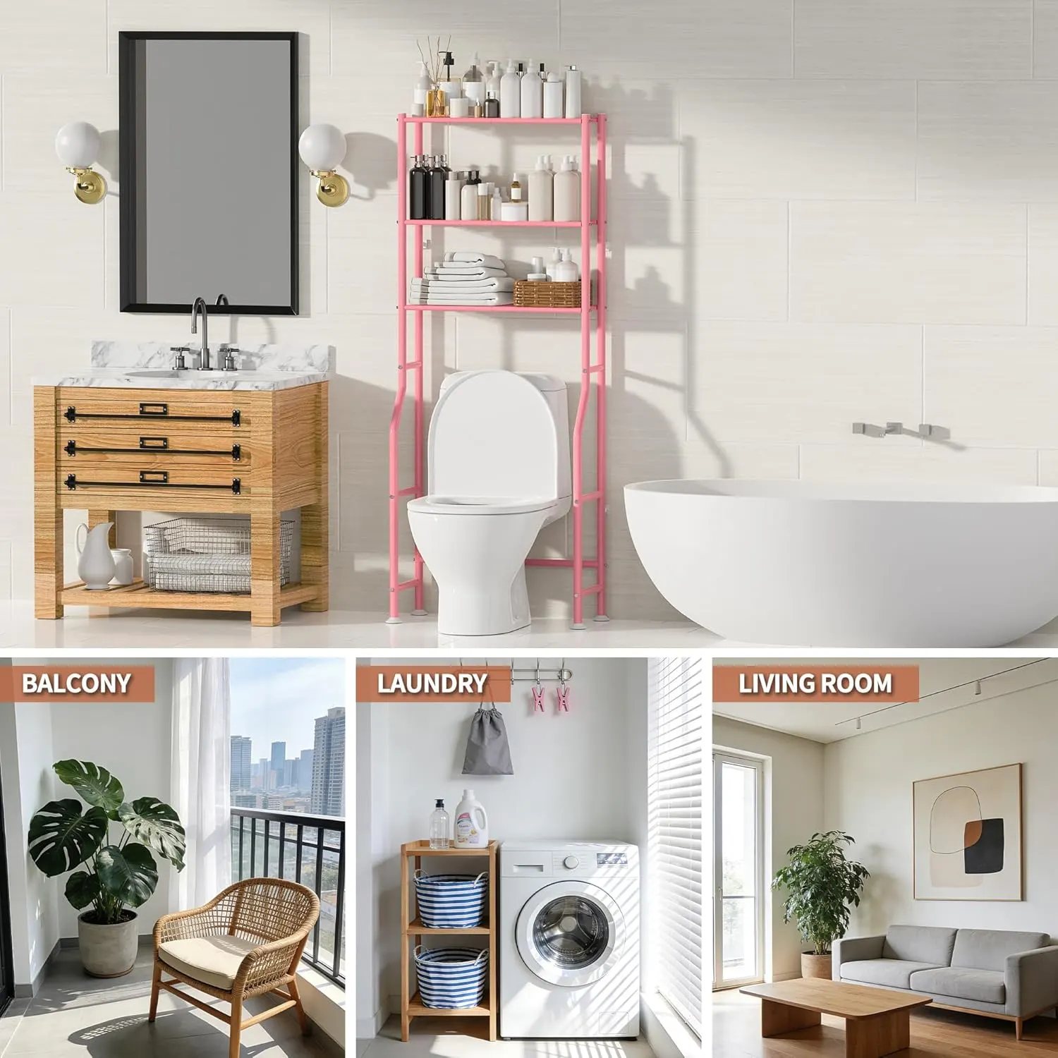 toilet storage pink 7