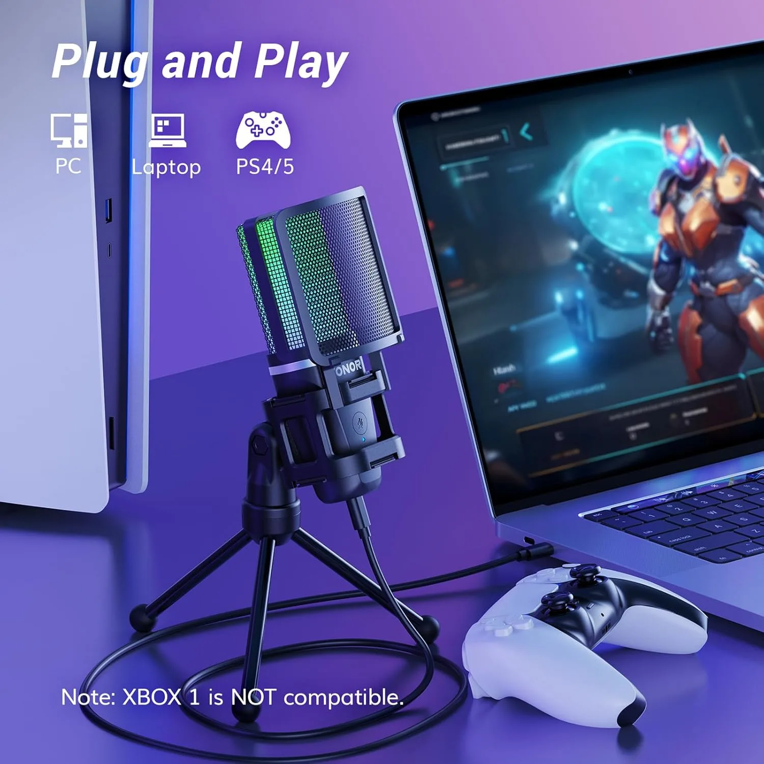 tonor rgb usb microphone 5