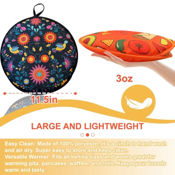 tortilla warmer pack 3