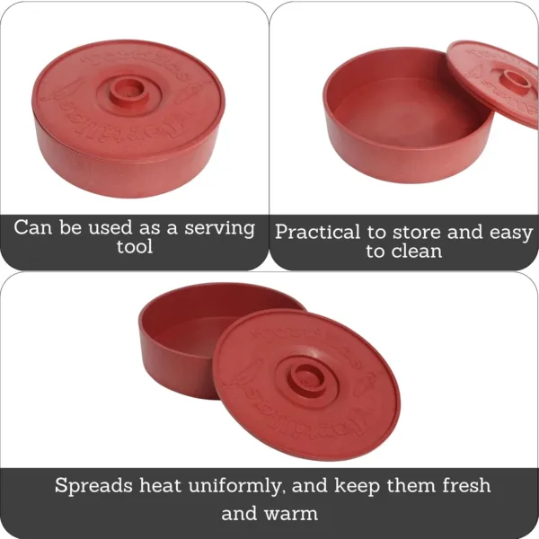 tortilla warmer terracotta 2