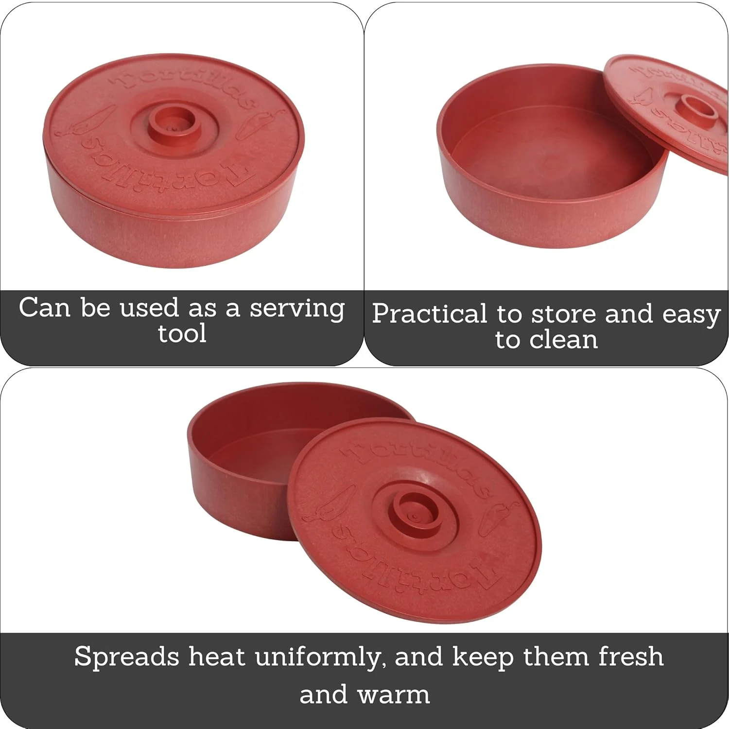 tortilla warmer terracotta 2