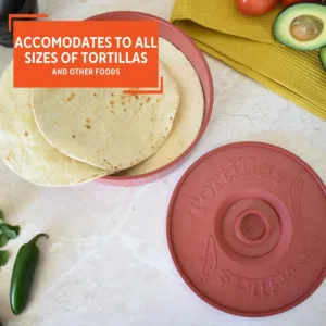 tortilla warmer terracotta 4