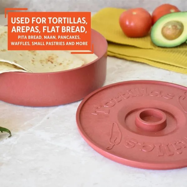 tortilla warmer terracotta 6