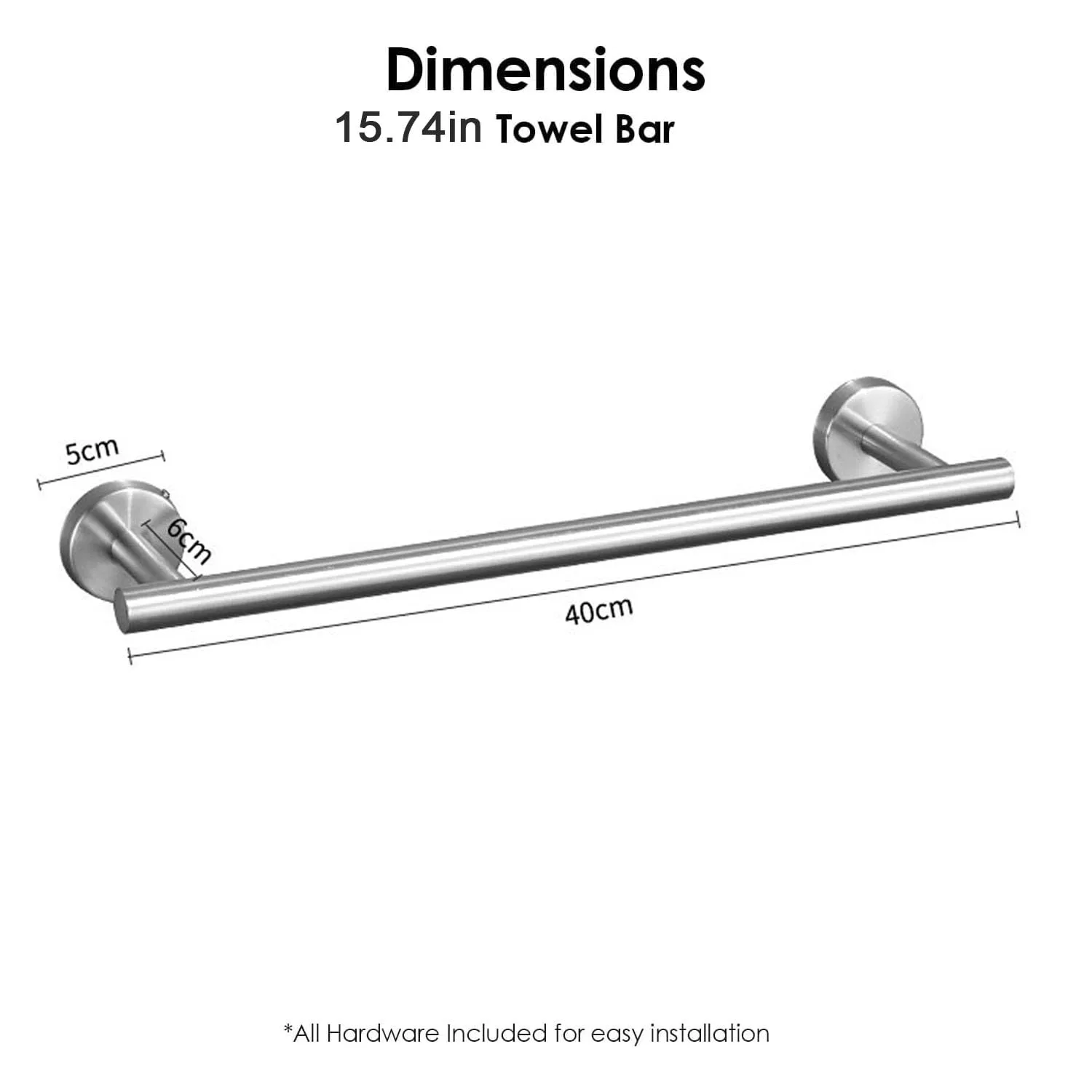 towel bar stainless steel 6