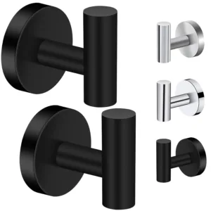 towel hooks black 1