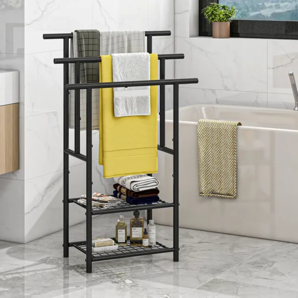 towel rack stand 6