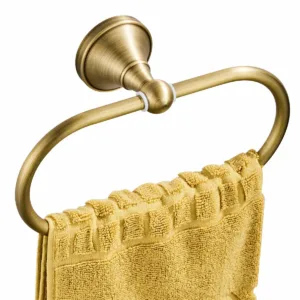 towel ring antique brass 1