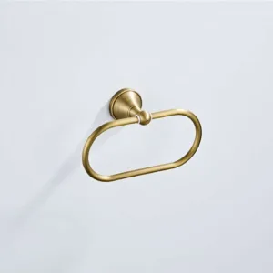 towel ring antique brass 2