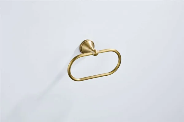 towel ring antique brass 2