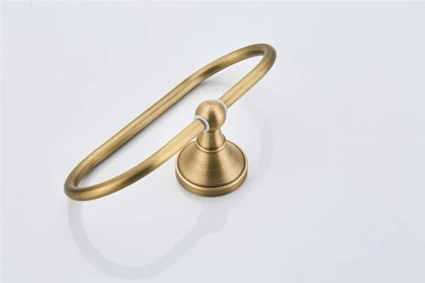 towel ring antique brass 4
