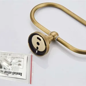 towel ring antique brass 5