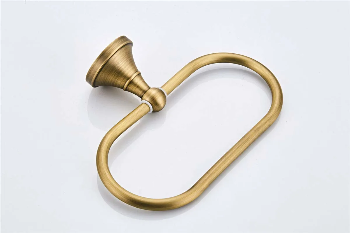 towel ring antique brass 7