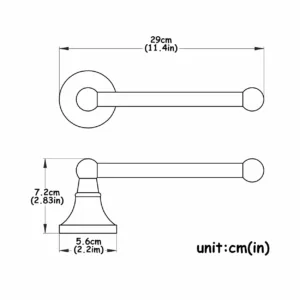 towel ring brass hanger 7