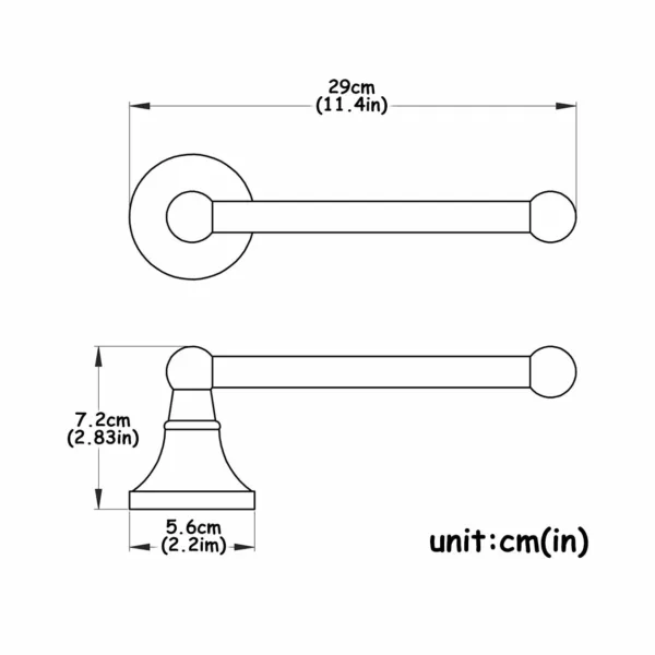 towel ring brass hanger 7