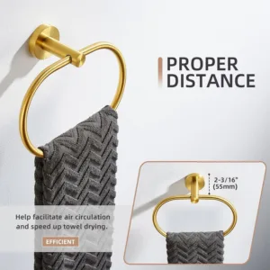 towel ring gold 7
