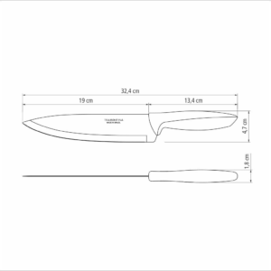 tramontina chef knife 3