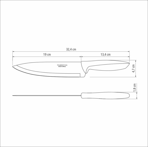 tramontina chef knife 3