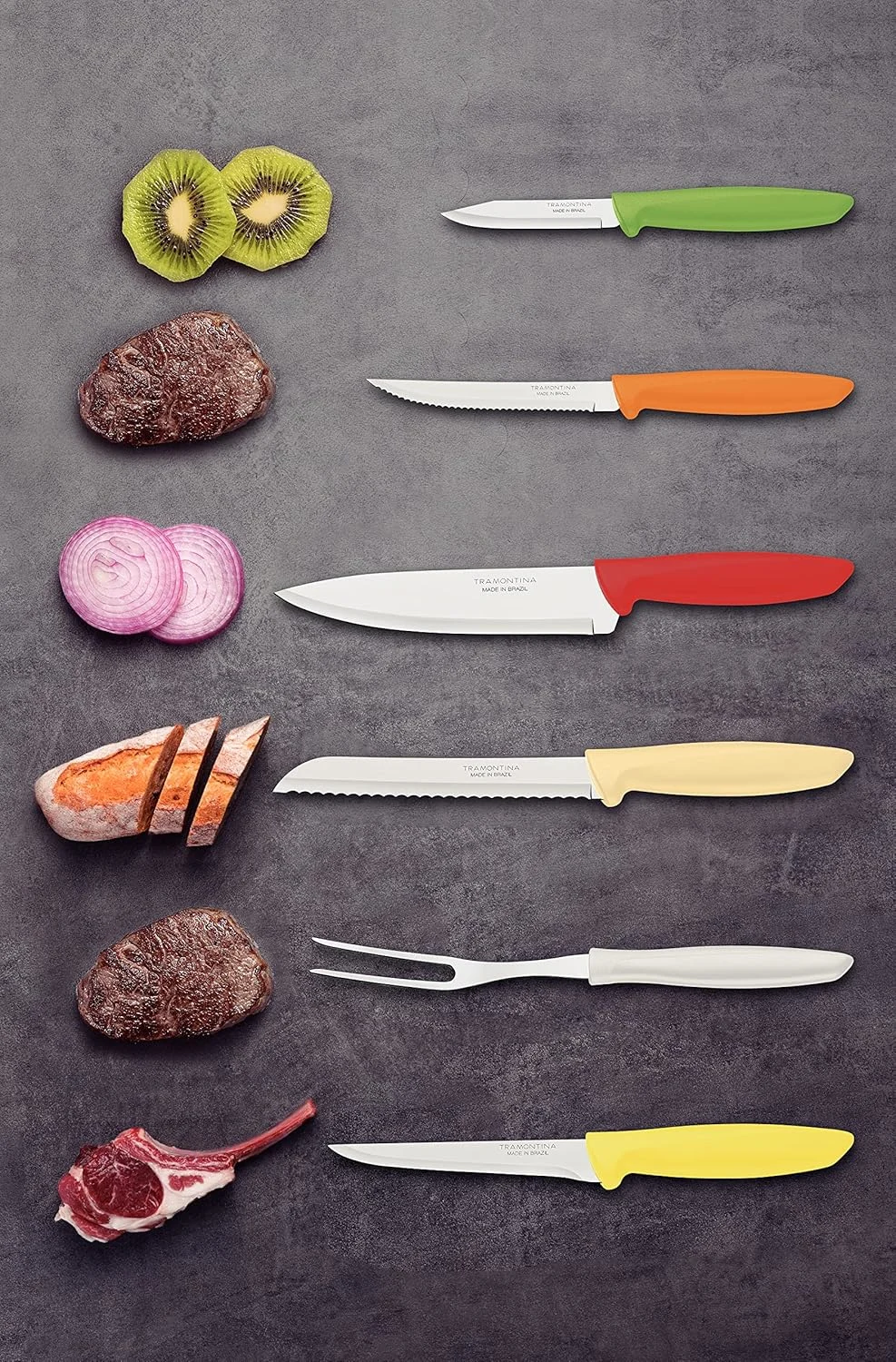 tramontina knife set 3