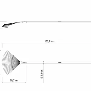tramontina leaf rake 3