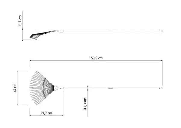 tramontina leaf rake 3