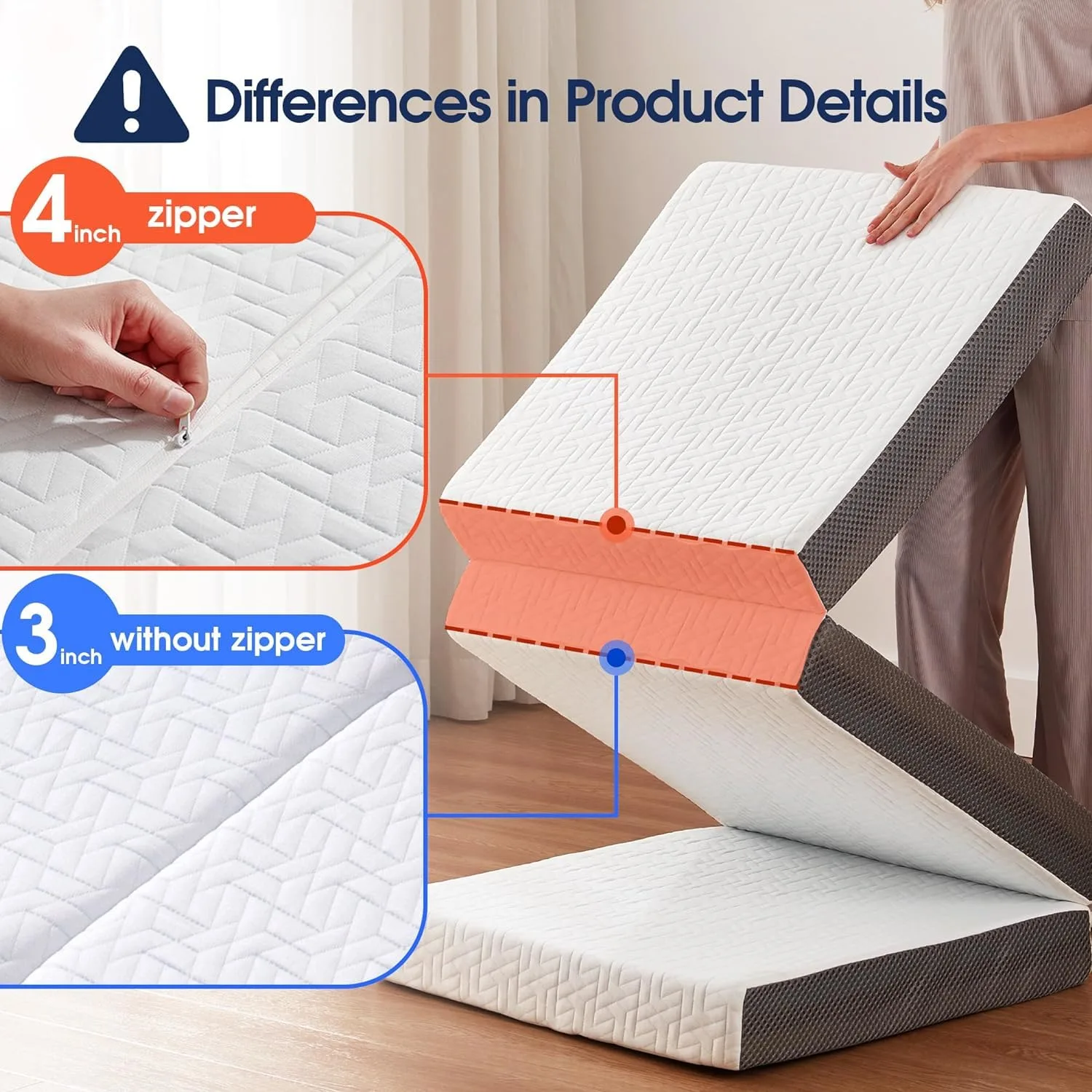 tri folding mattress 3
