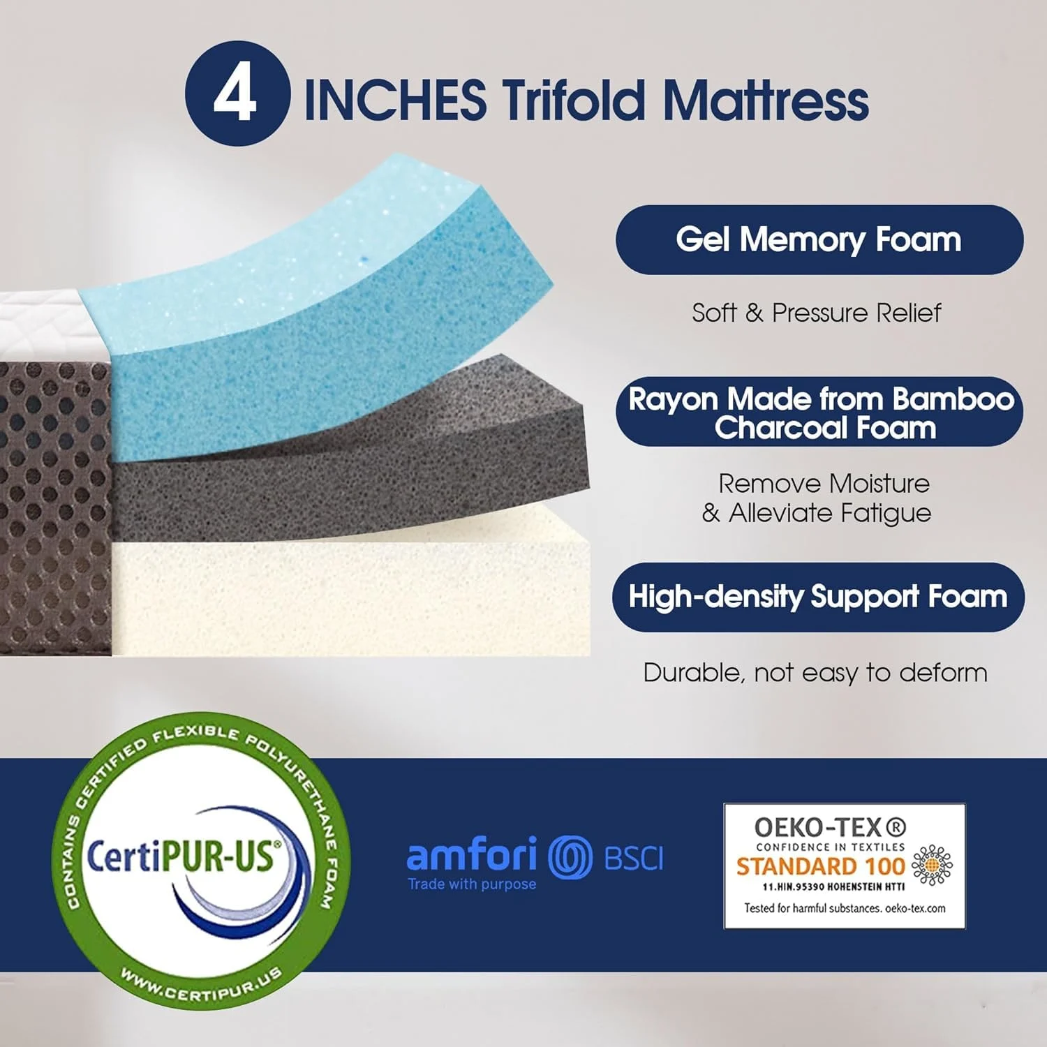 tri folding mattress 4