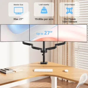 triple monitor stand mount 2