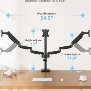 triple monitor stand mount 3