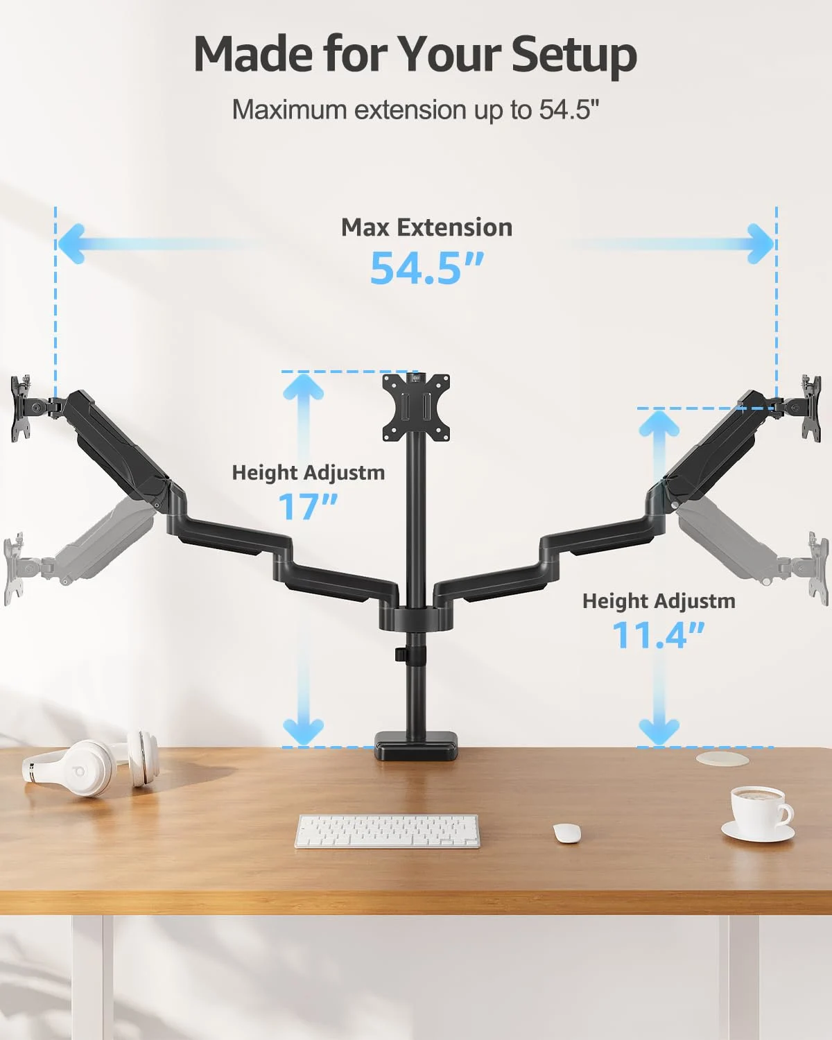 triple monitor stand mount 3