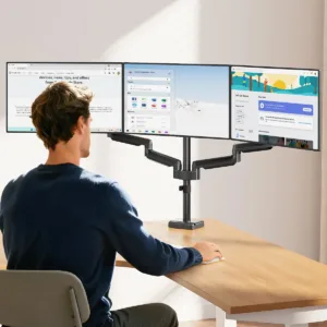 triple monitor stand mount 6