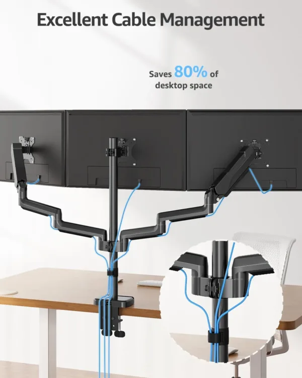 triple monitor stand mount 7