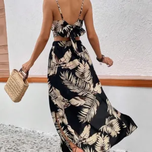 tropical skirt set women 2