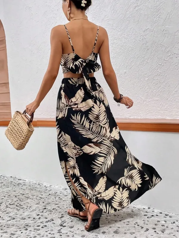 tropical skirt set women 2