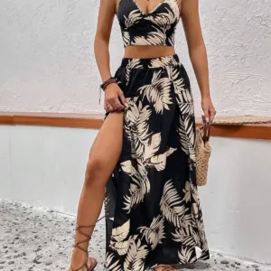 tropical skirt set women 3