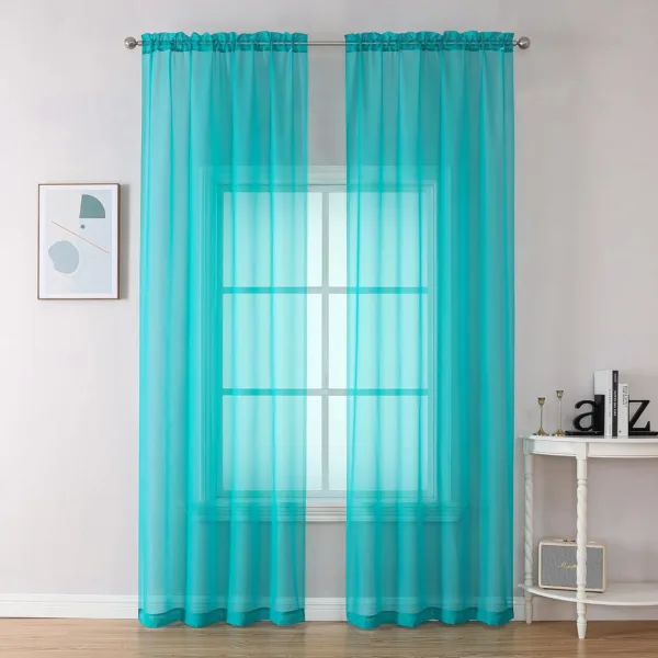 turquoise sheer curtains 1