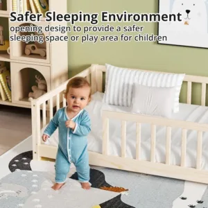 twin floor bed kids 4